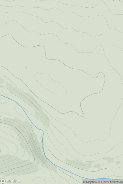 Thumbnail image for Tower Hill [Kyle of Lochalsh to Garve] showing contour plot for surrounding peak